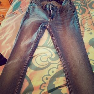 girls holister Size 0 skinny jeans light blue